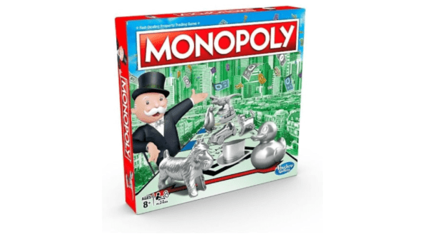 Monopoly Board Game, Family Time Games for Adults and Children, 2 to 6 Players, Strategy Fun for Kids, for Ages 8 and Up