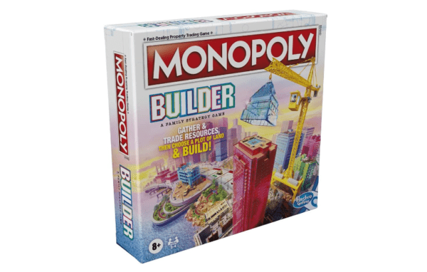 Monopoly Builder Board Game, Strategy Game, Family Game, Games for Children, Fun Game to Play, Family Board Games