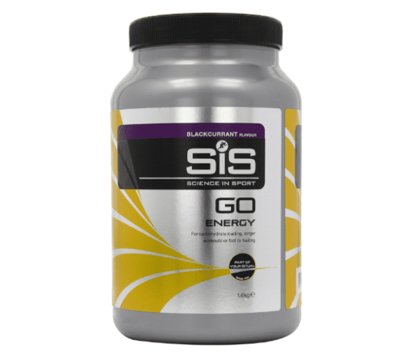 Science In Sport GO Energy Powder Energy Drinks, Blackcurrant Flavour, 47g of Carbohydrates, 32 Servings Per 1.6kg