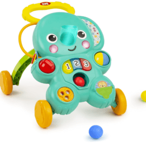 Bright Starts Stroll 'N Roll 2-In-1 Ball Play Walker - Elephant With Lights And Music, Unisex, 6 Months+