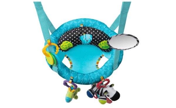 Bright Starts, Door Jumper - Bouncer 'n Spring Deluxe with Padded Seat, Door Clamp