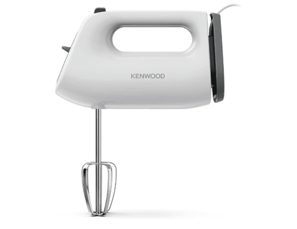 Kenwood QuickMix Lite, Lightweight Hand Mixer Twin Beaters with Slow Speed Start, SureEject Tool, Cord Wrap, HMP10.00WH, 300W Motor, Dishwasher Safe, White