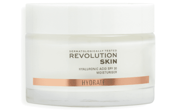 Revolution Beauty London Skincare SPF 30 Moisturiser Cream, Normal to Dry Skin, 50ml