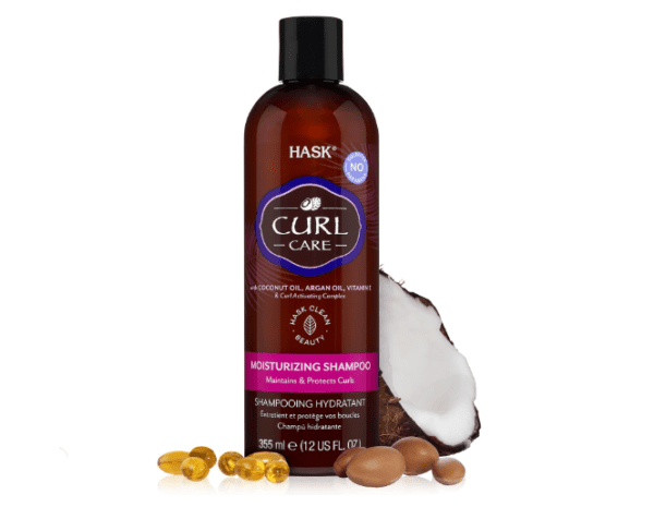 HASK Curl Care Shampoo for all curl patterns, colour safe, and cruelty-free - 1 355mL Bottle