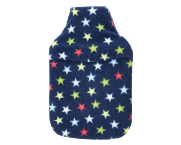 Vagabond Bags Navy Multi Star 2 Litre Hot water Bottle and Cover, 475 g