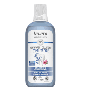lavera Complete Care Mouthwash - with organic Mint & organic Echinacea flouride- & alcohol-free - vegan - organic (1 x 400 ml)