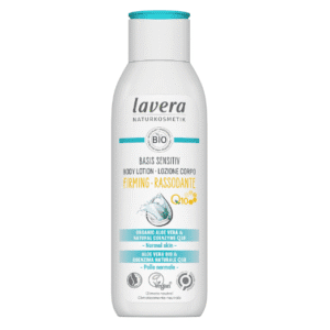 lavera Basis Sensitiv Body Lotion Firming - with Organic Aloe Vera & Natural Coenzyme Q10 - improves skin elasticity - leaves skin feeling firmer - natural Cosmetics - vegan - organic (1 x 250ml)