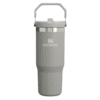 Stanley IceFlow Stainless Steel Tumbler - Vacuum Insulated Water Bottle for Home, Office or Car Reusable Cup with Straw Leak Resistant Flip Cold for 12 Hours or Iced for 2 Days, Ash, 30OZ