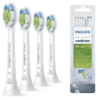 Philips Sonicare Original W2 Optimal White Standard Sonic Toothbrush Heads - 4 Pack in White (Model HX6064/10)