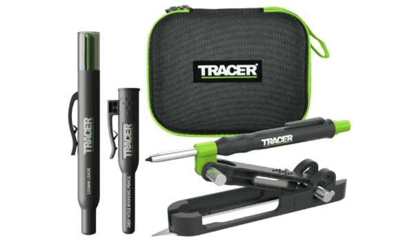 Tracer ProScribe Tool with Deep Hole Pencil, Lead Holster and Carry Case