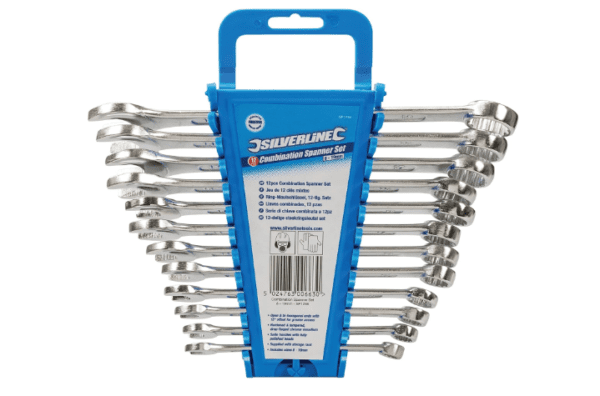 Silverline Combination Metric Spanner Set 12 Pieces 8-19mm (SP1236)