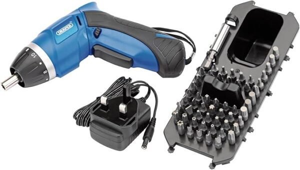 Draper 83568 Storm Force Cordless Li-Ion Screwdriver Kit (3.6V) - Multicoloured